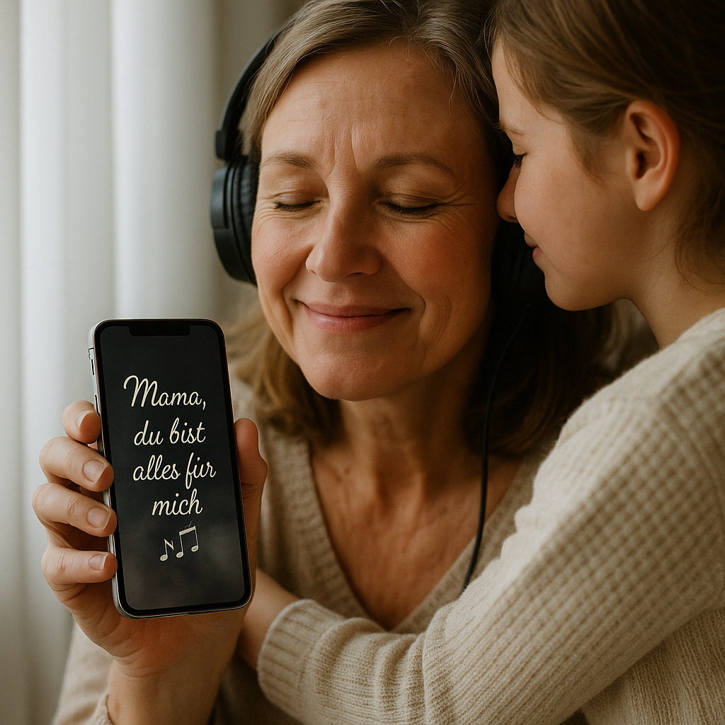 Mama, du bist alles für mich“ – der fertige Muttertagssong als Download